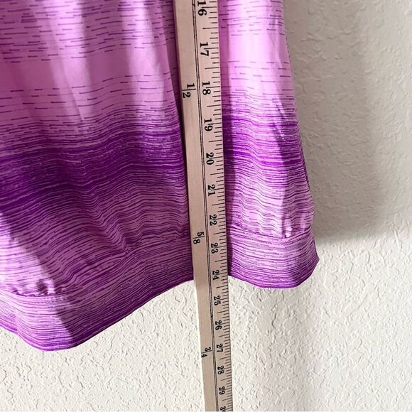 Athleta Criss Cross Back Tank Built-In Sports Bra Women's Purple Size S - Picture 2 of 8